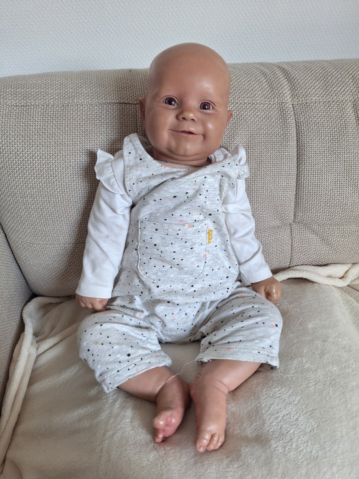 Reborn Maddie - niet officieel, Verzamelen, Ophalen of Verzenden, Gebruikt, Pop, Levensecht of Reborn