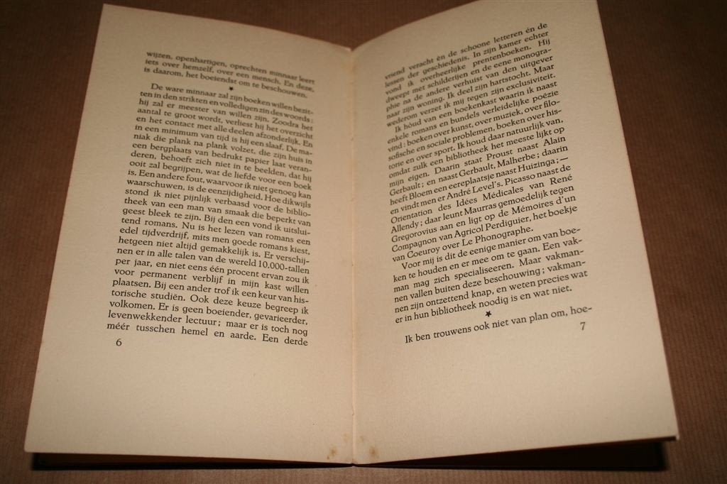 Over den omgang met boeken — Greshoff over leesplezier [1929, Ophalen of Verzenden, Gelezen