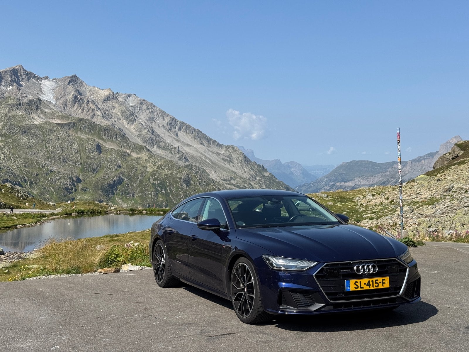Audi A7 55 Tfsi Quattro 340pk B&O 360gr 2018 Blauw, Auto's, 2995 cc, 2000 kg, Blauw, Vierwielaandrijving