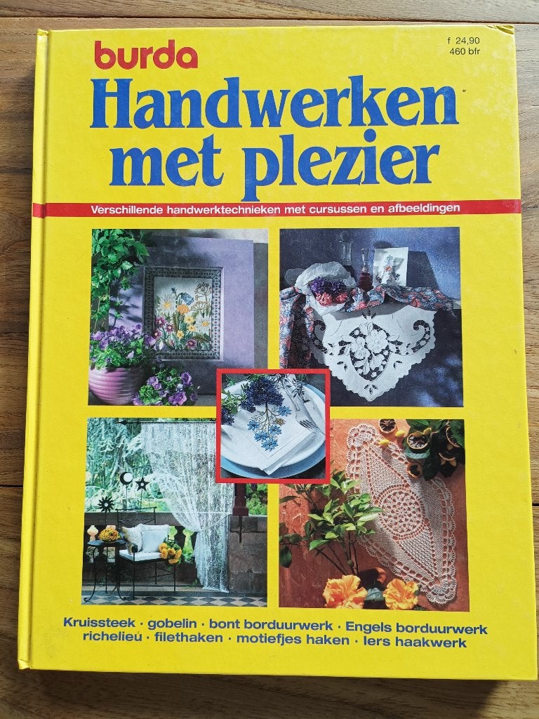 Burda Handwerken met plezier  Diverse handwerktechnieken, Gelezen, Burda, Ophalen of Verzenden, Borduren en Naaien