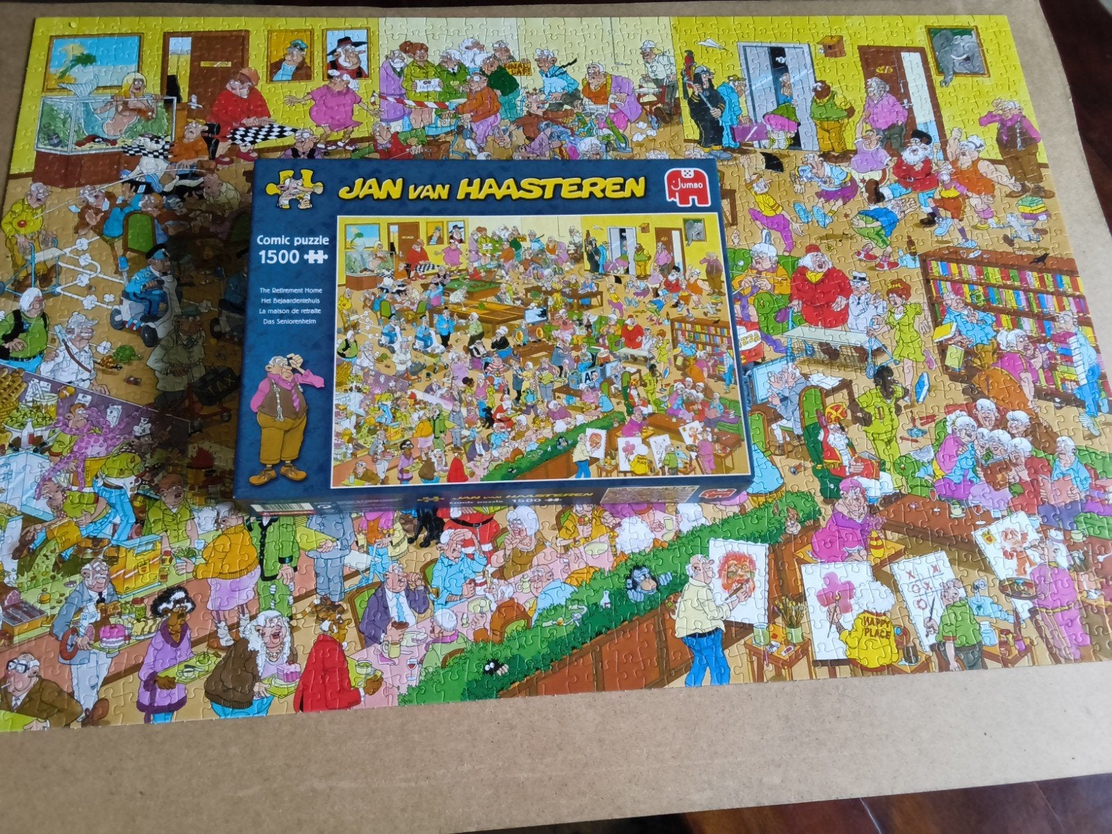 Jan Van Haasteren puzzels., Ophalen of Verzenden, 500 t/m 1500 stukjes, Gebruikt, Legpuzzel
