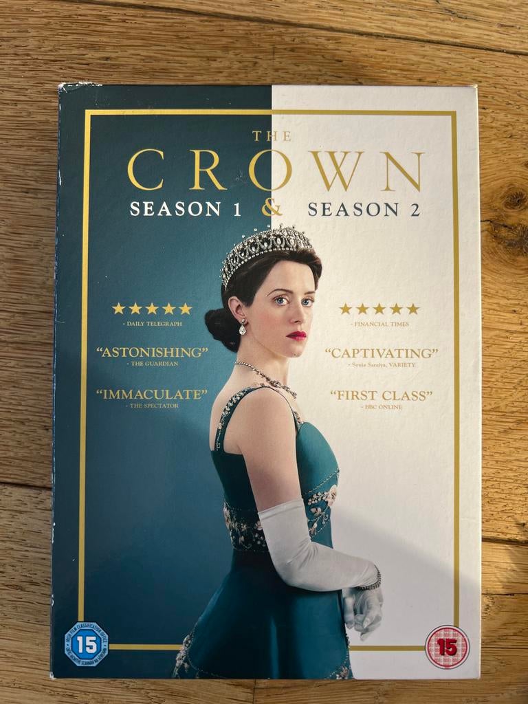 DVD The Crown Seizoen 1 & 2 - Origineel en Onbeschadigd, Cd's en Dvd's, Dvd's | Tv en Series, Ophalen of Verzenden, Zo goed als nieuw