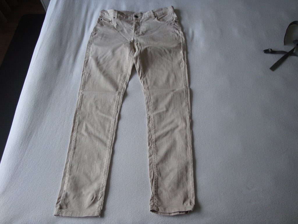Maat 40 lengte 32. Lange cloud dancer ZIZO jeans., Kleding | Dames, Zizo, Wit, Ophalen of Verzenden, Zo goed als nieuw