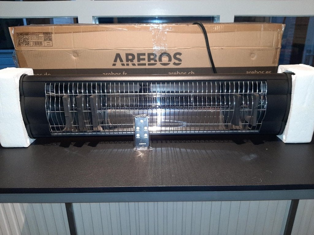 Infrarood Heater 2500W (nieuw in doos), Ophalen of Verzenden, Nieuw, Elektrisch, Wand