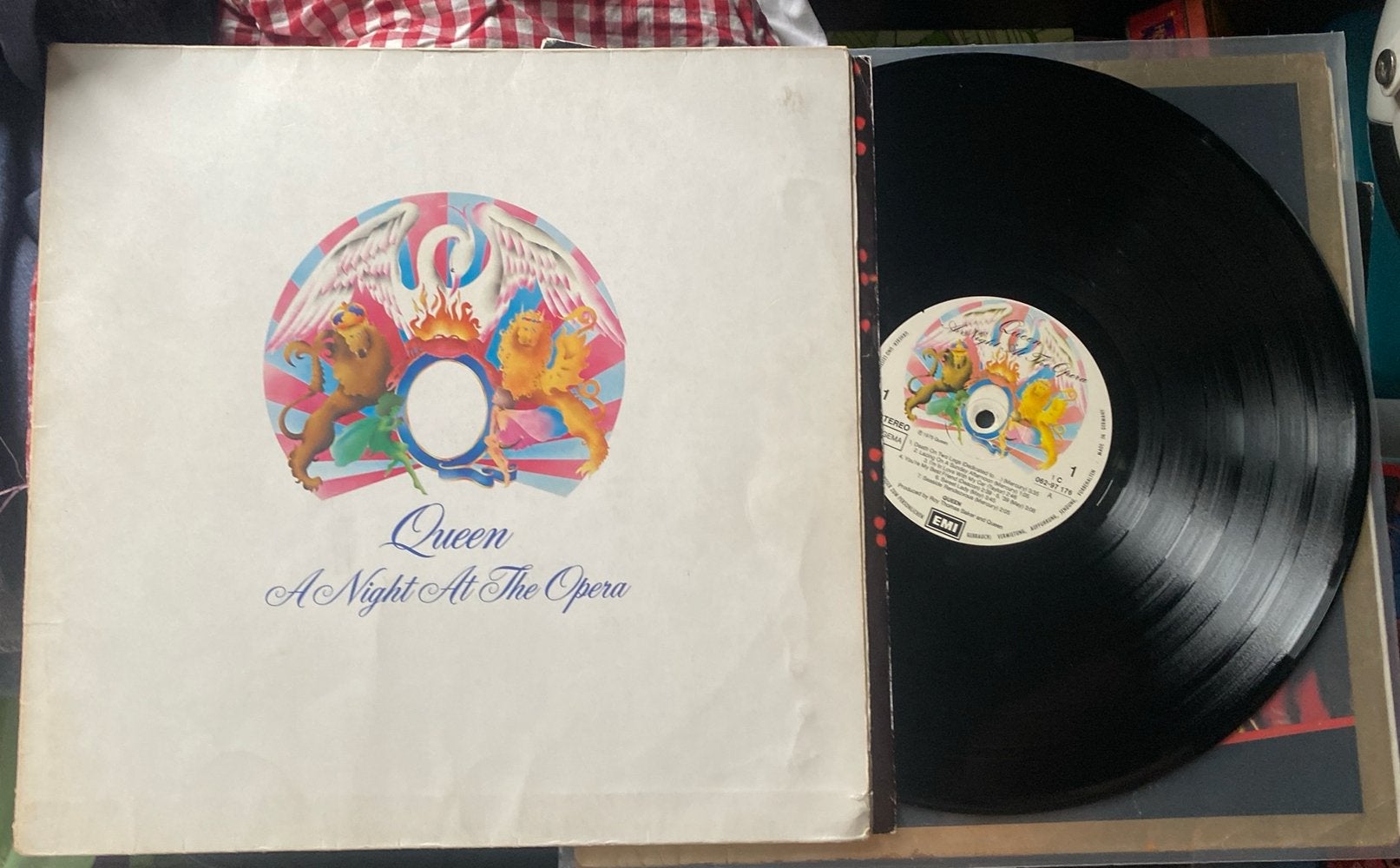 Queen lp a night at the opera, Ophalen of Verzenden, Zo goed als nieuw, 12 inch, Poprock
