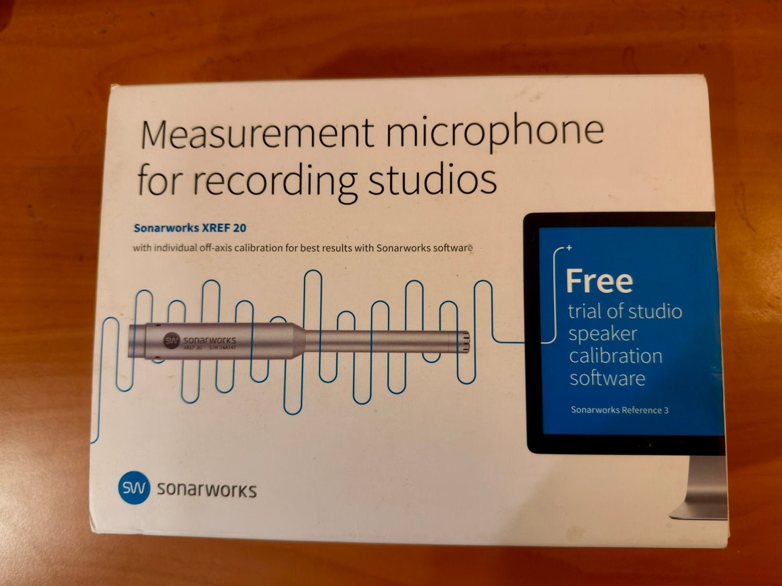 Sonarworks measurement microfoon room calibration, Ophalen of Verzenden, Zo goed als nieuw, Studiomicrofoon