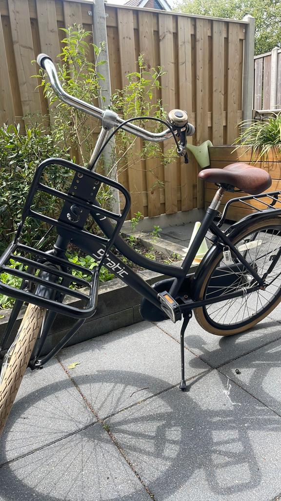 Meisjesfiets static 24 inch, Fietsen en Brommers, Ophalen of Verzenden, Gebruikt, Terugtraprem, 20 inch of meer