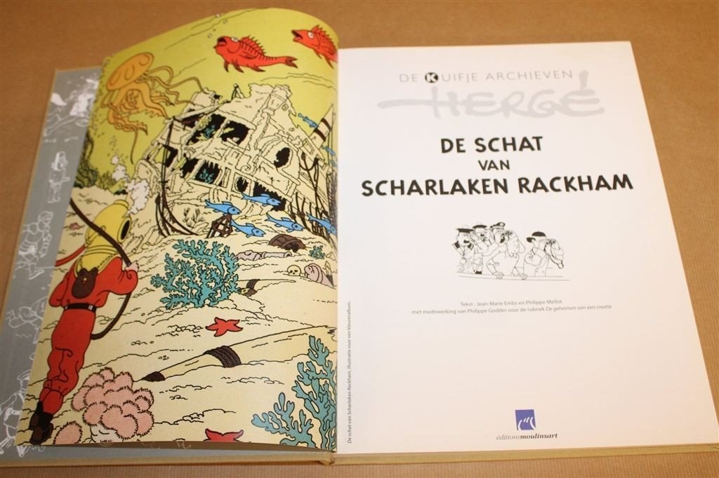 Schat van Scharlaken Rackham HC — Kuifje Archieven — Hergé, Boeken, Eén stripboek, Ophalen of Verzenden, Zo goed als nieuw