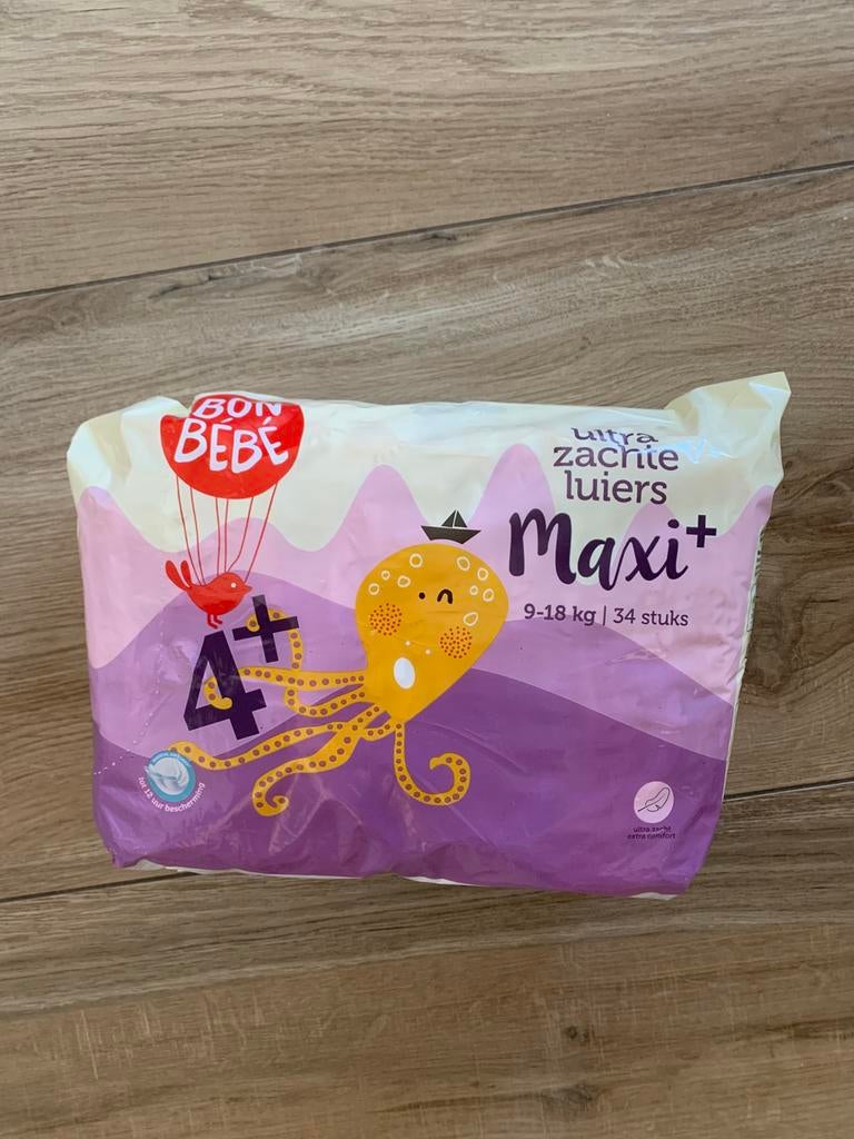 Bonbebe luiers maat 4+, Ophalen of Verzenden, Nieuw, Overige typen