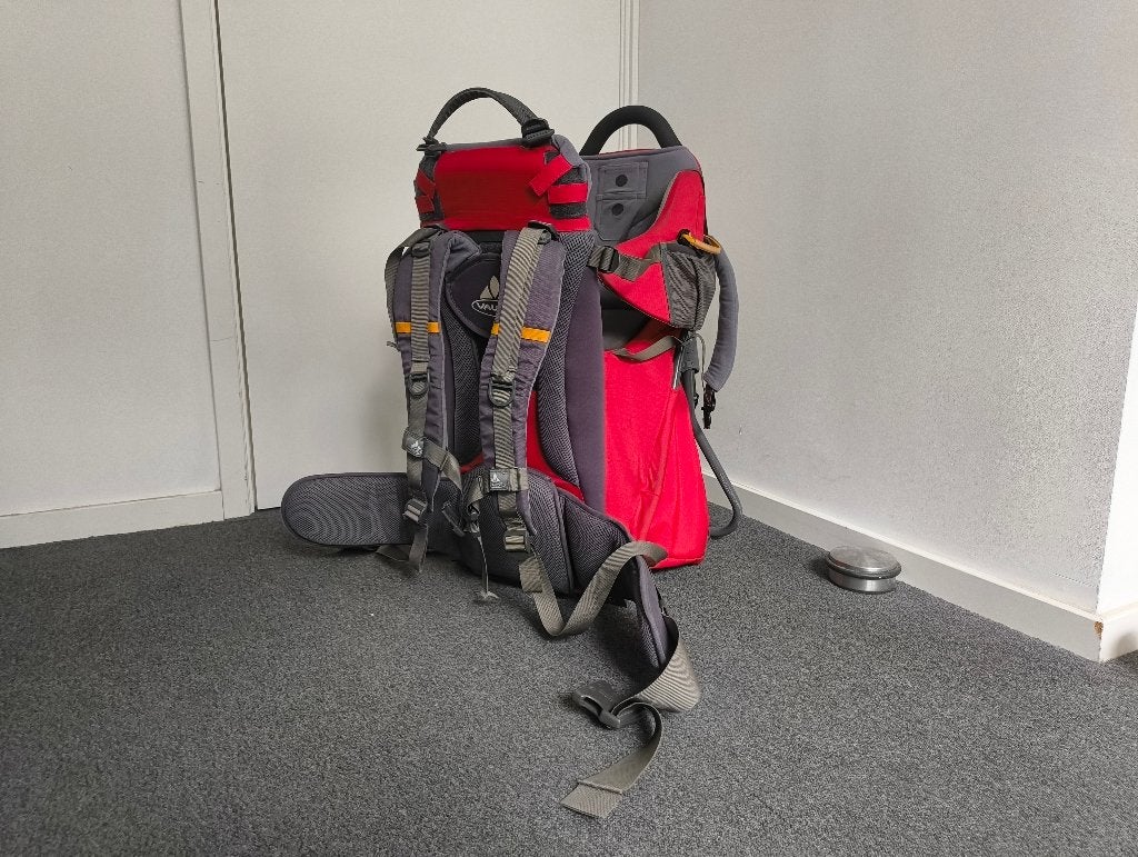 kinderdrager vaude jolly comfort, Gebruikt, Overige typen, Rug, Ophalen