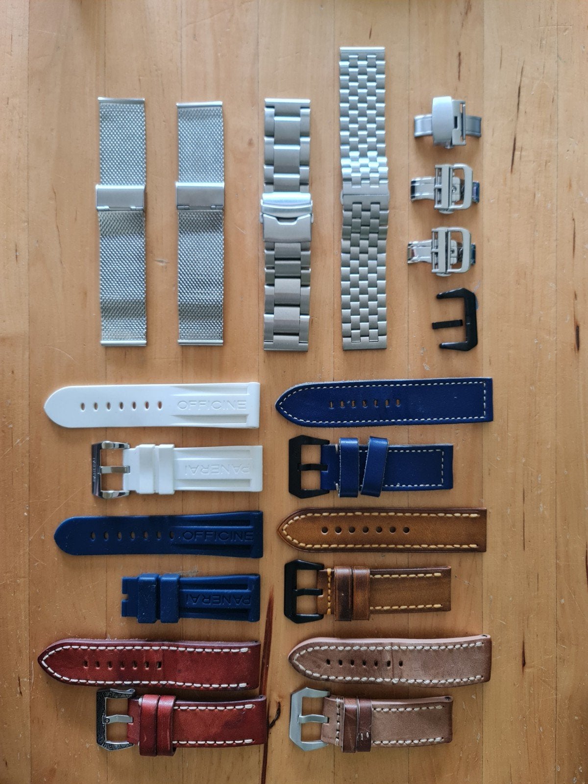 Panerai diverse straps en sluitingen, Sieraden, Tassen en Uiterlijk, Horloges | Dames, Ophalen of Verzenden, Overige merken