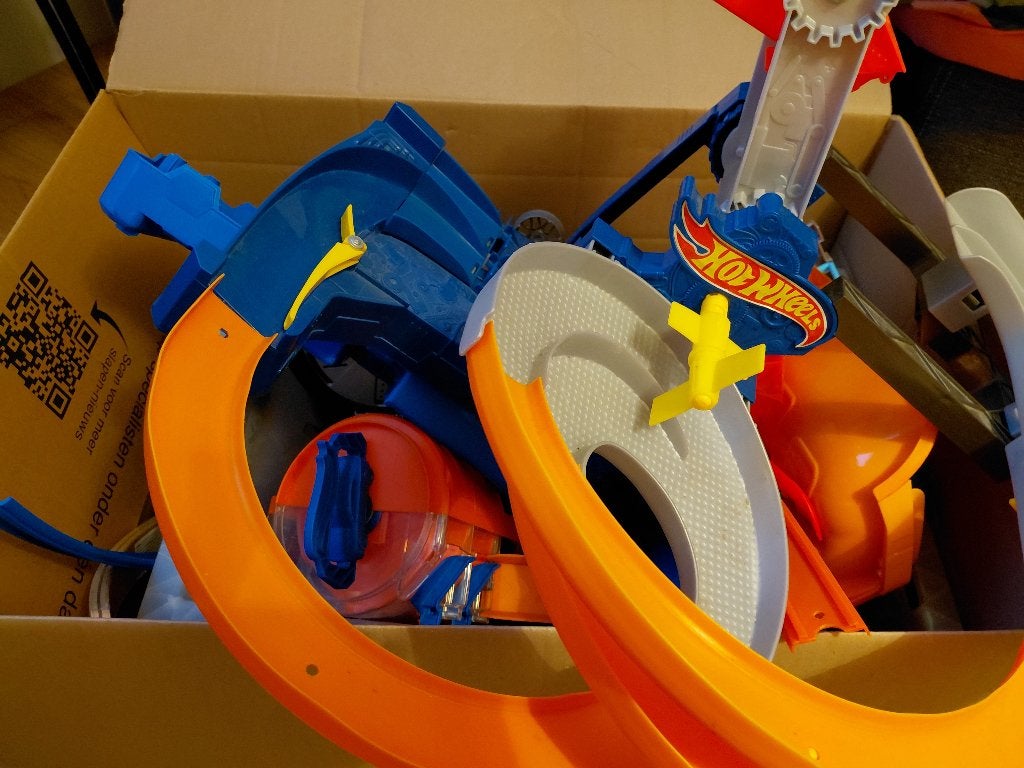 Grote doos hot wheels speelgoed, Ophalen, Onderdelen, Zo goed als nieuw, Hot Wheels