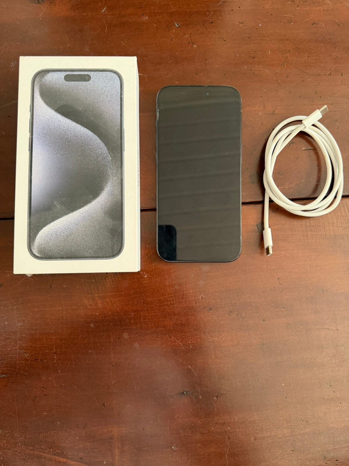 Iphone 15 pro 128gb titianium blue