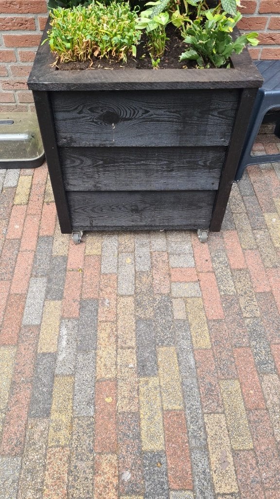 Bloembakken, Ophalen, Vierkant, Zo goed als nieuw, 60 cm of meer