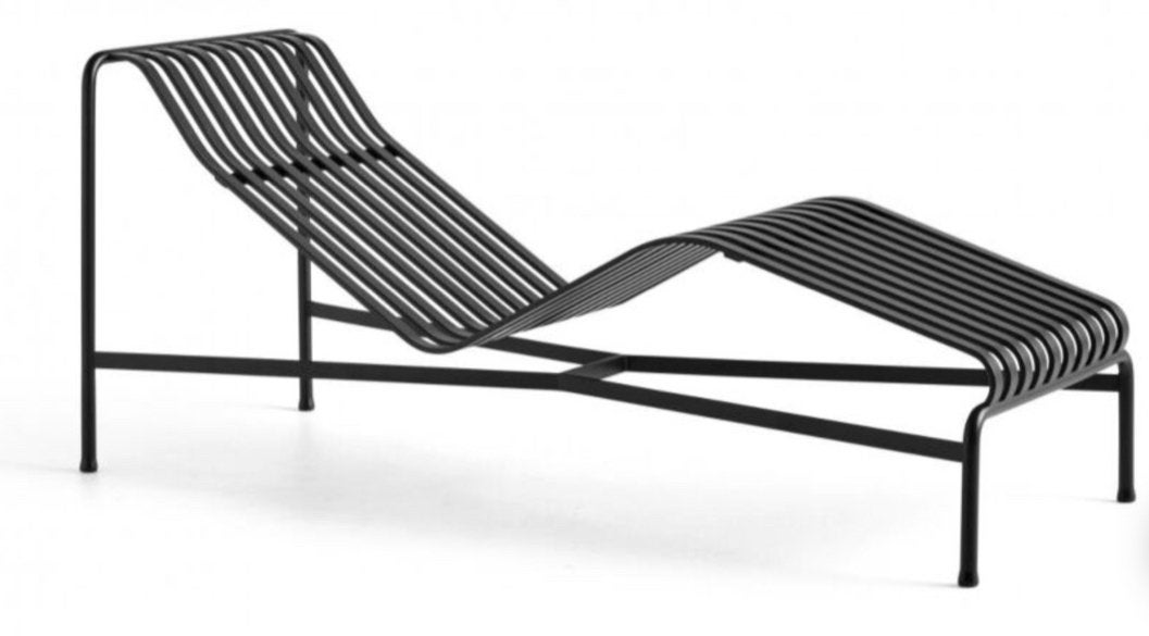 HAY palissade ligbed zwart zgan Lounge bed, Ophalen, Nieuw, Metaal