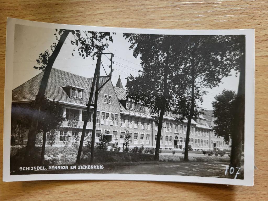 ansicht SCHIJNDEL Pension en Ziekenhuis, Verzamelen, Ansichtkaarten | Nederland, Ophalen of Verzenden, Voor 1920, Noord-Brabant