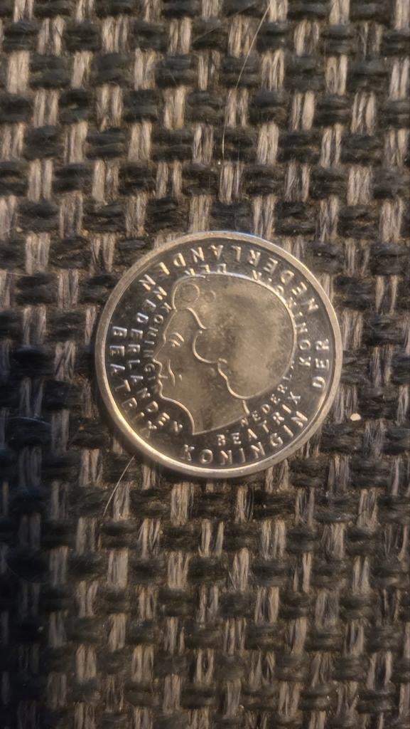 Nederlandse 2001 10 cent munt Koningin Beatrix, Ophalen of Verzenden, Koningin Beatrix, 10 cent, Losse munt