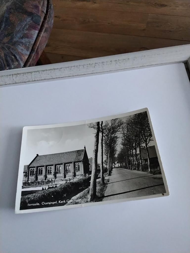 BORSSELE.  OOSTSINGEL. KERK GEREF GEM., Verzamelen, Ansichtkaarten | Nederland, Ophalen of Verzenden, 1960 tot 1980, Groningen