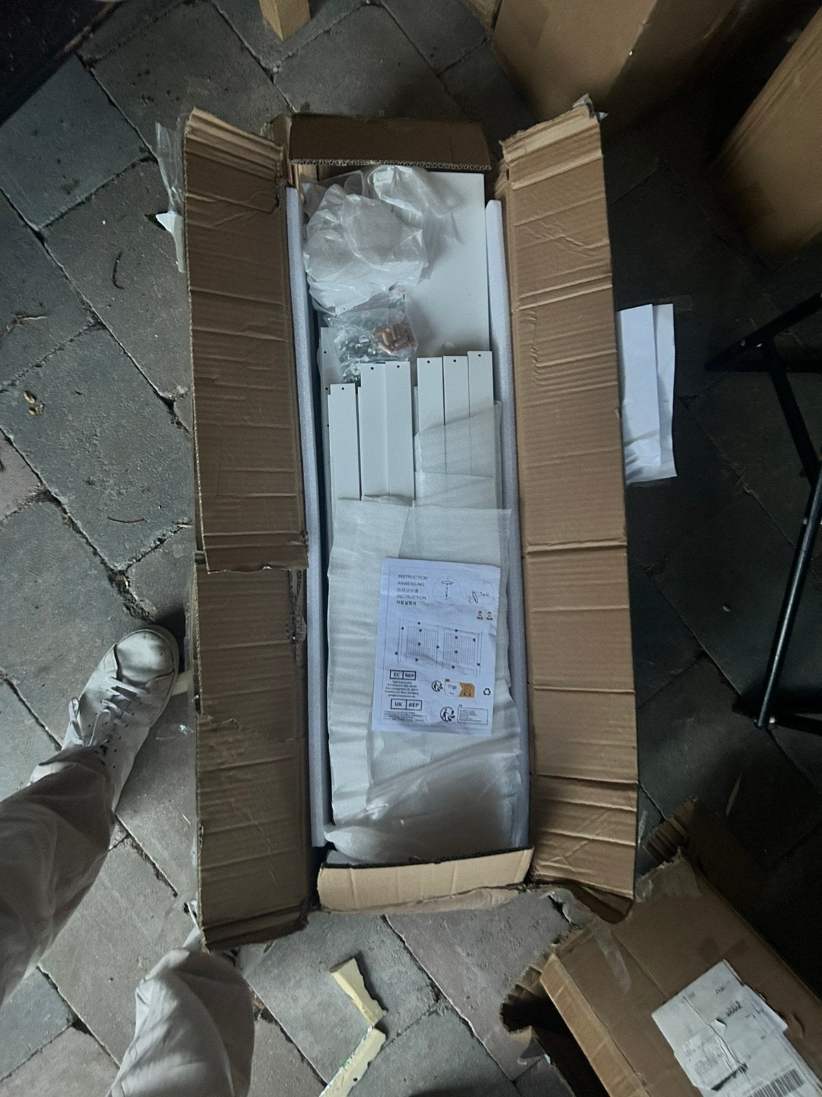 Radiatorombouw - Radiatorbekleding - Wit - Houten Latten, Ophalen of Verzenden, Zo goed als nieuw, X, Kweekbak