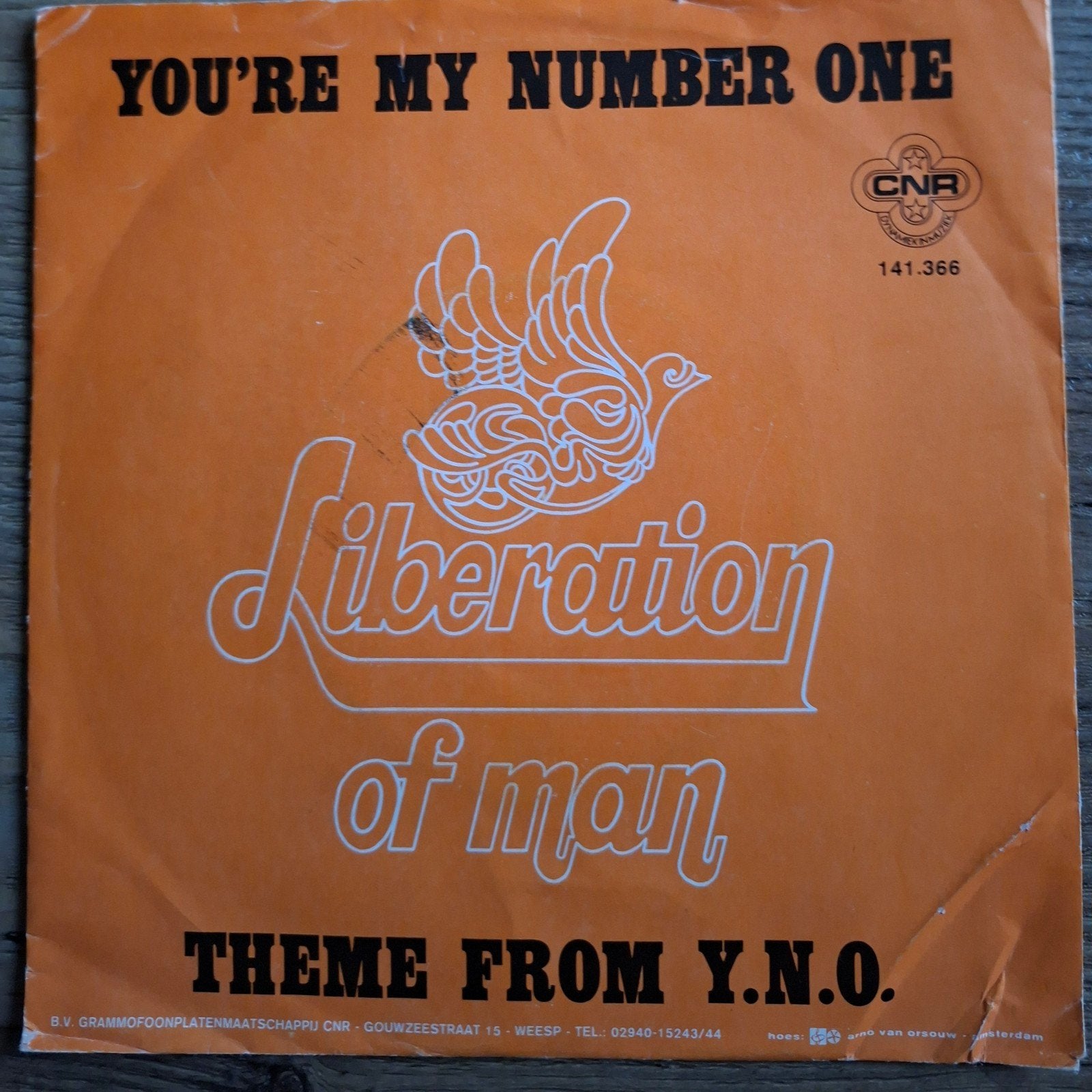 Liberation of Man You're my number one, Gebruikt, 7 inch, Ophalen of Verzenden, Pop
