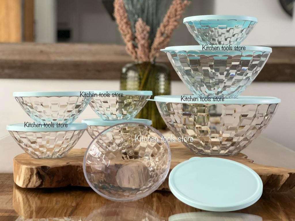 Tupperware exclusieve prisma schalen diamanten kommen set, Ophalen of Verzenden, Nieuw, Bak of Kom