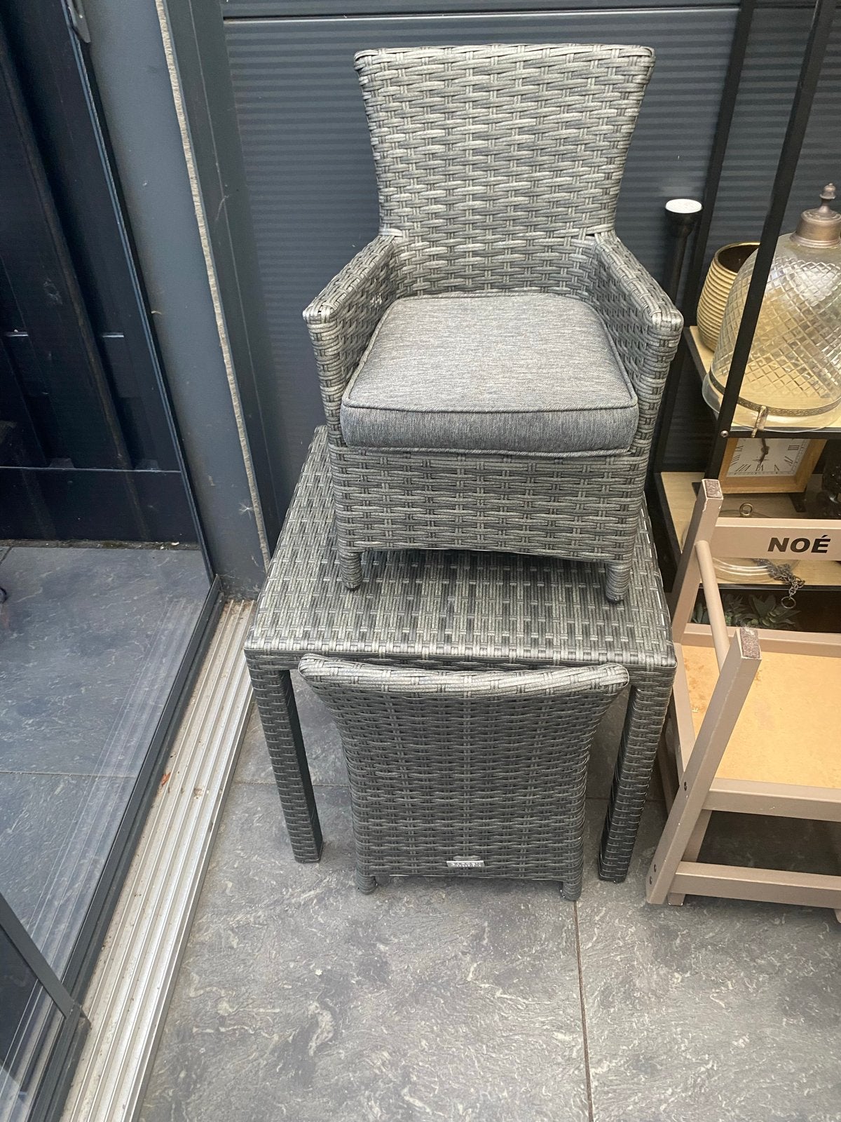 Kinderloungeset - Zo goed als nieuw, Tuin en Terras, Zo goed als nieuw, Loungeset, Wicker, Stoel