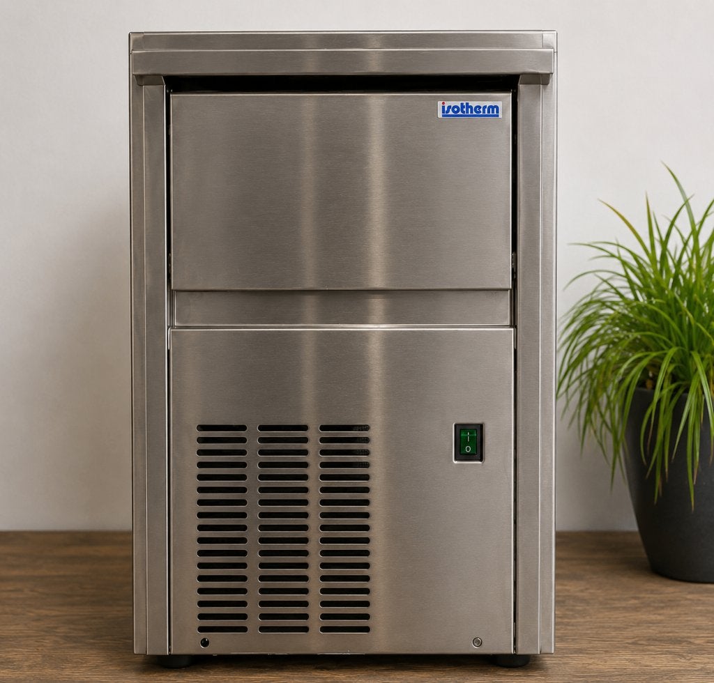 Brema Isotherm CB184A  Ijsblokjesmachine RVS, Ophalen of Verzenden, Zo goed als nieuw, Kombuis en Sanitair