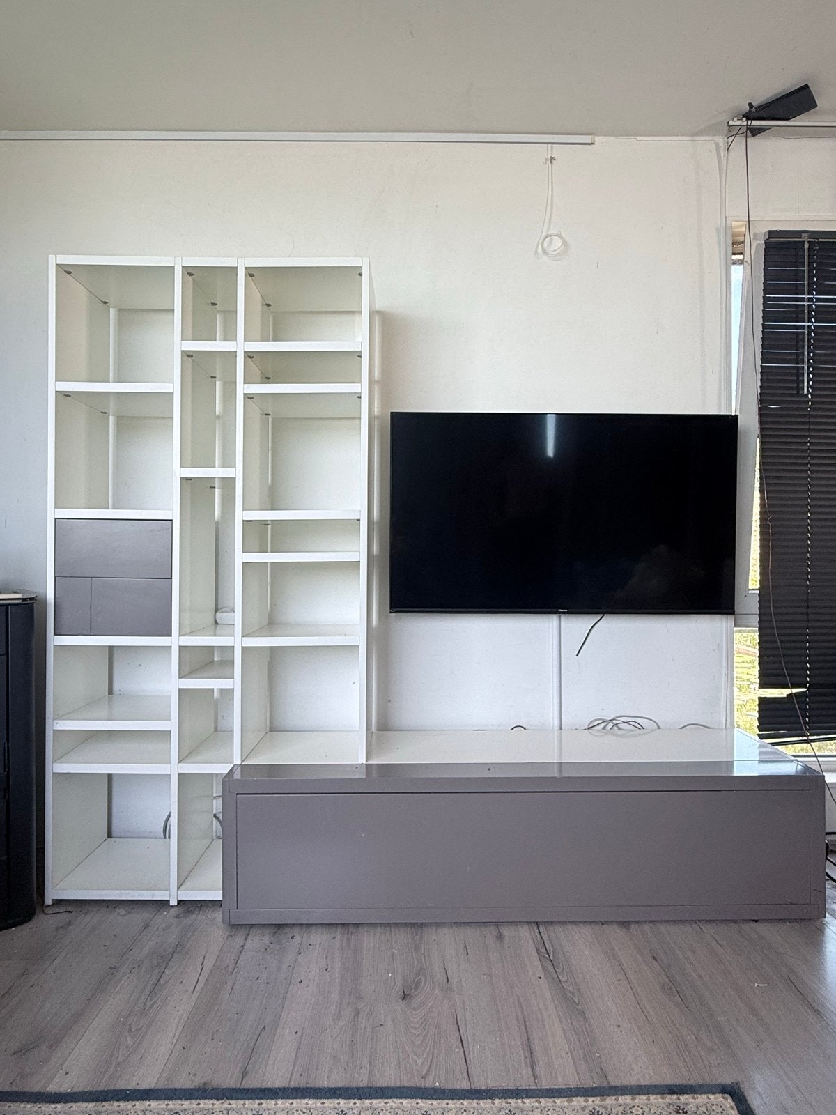 Pastoe kast wit met levergrijs, Ophalen, Overige materialen, Gebruikt, Met lade(s)