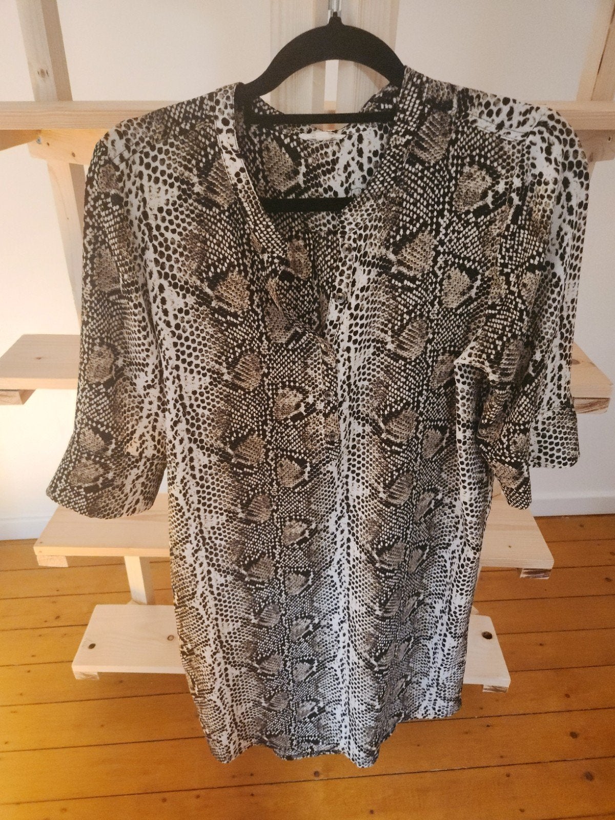 Madness lange tuniek met slangenprint - Maat M, Maat 38/40 (M), Ophalen of Verzenden, Zo goed als nieuw, Meerkleurig