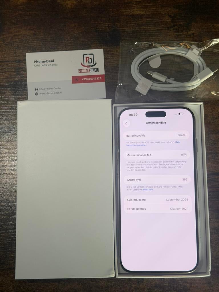 iPhone 16 pro max 512 gb factuur + Garantie, Telecommunicatie, Mobiele telefoons | Apple iPhone, 512 GB, Apple, Apple, IPhone 16 Pro Max