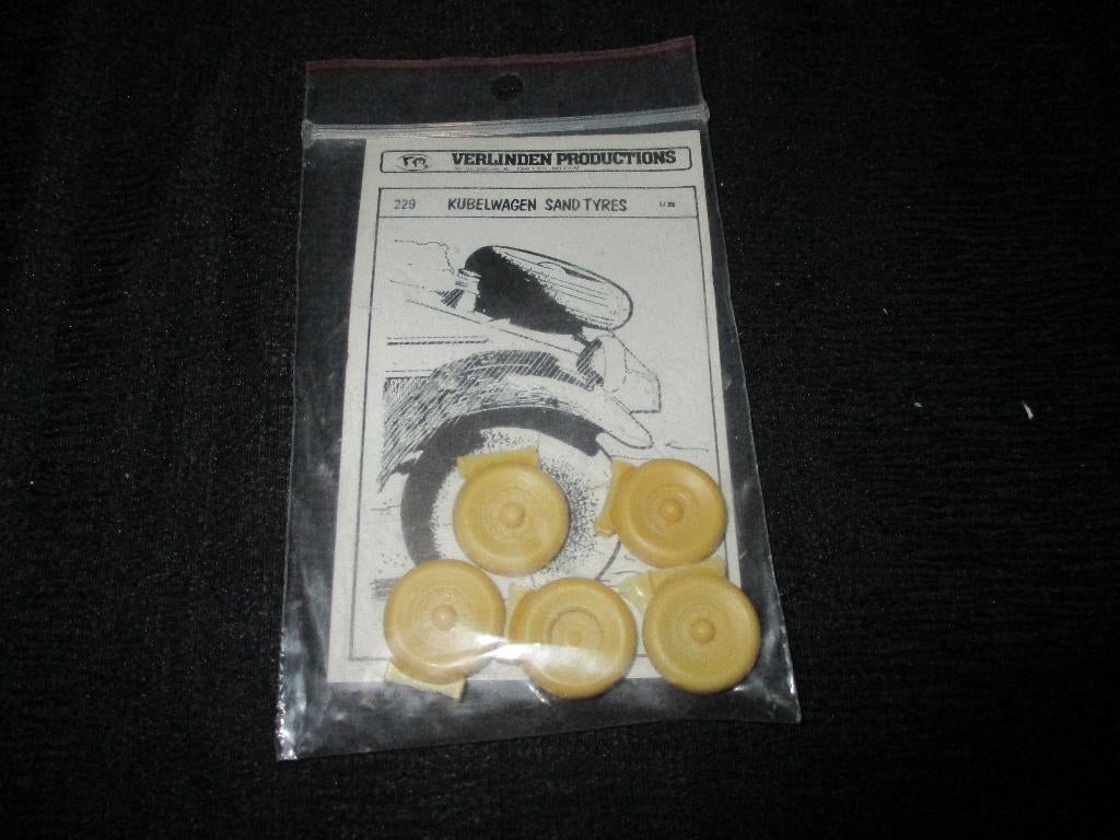 D-731,VERLINDEN 1-35,NO,229,Kubelwagen Sand Tires Set, Overige merken, 1:32 tot 1:50, Overige typen, Nieuw