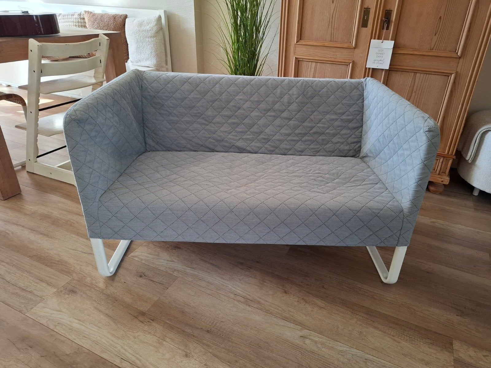 Ikea bankje, Ophalen, Tweepersoons, 75 tot 100 cm, Zo goed als nieuw