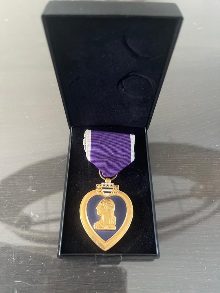 Purple Heart Medaille - Amerikaanse Militaire Onderscheiding, Ophalen of Verzenden, Overige soorten, Amerika, Lintje, Medaille of Wings