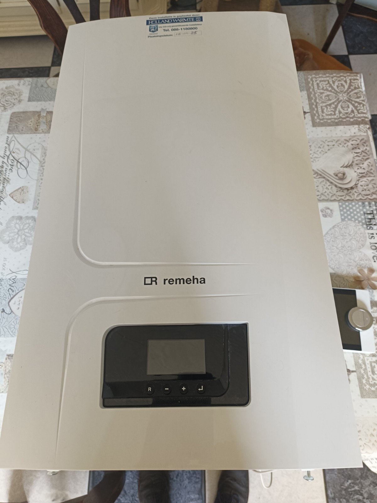 Remeha Tzerra Ace 35C CW5 CV-ketel, zo goed als nieuw, Ophalen, Hoog rendement (Hr), Cv-ketel of Combi-ketel, Zo goed als nieuw