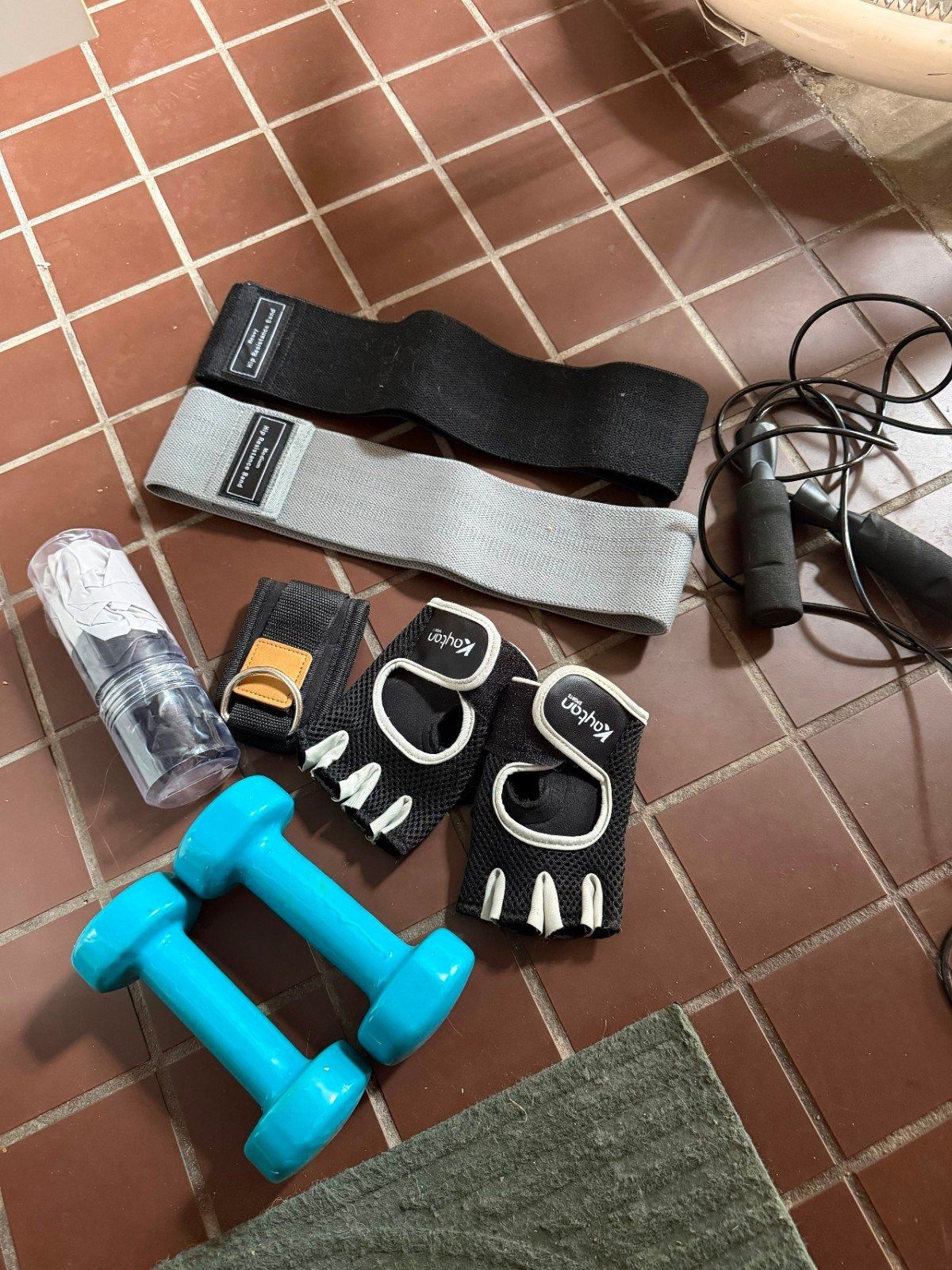Fitness set / home gym – dumbbells, kettlebell & accessoires, Ophalen, Gebruikt, Kettlebell