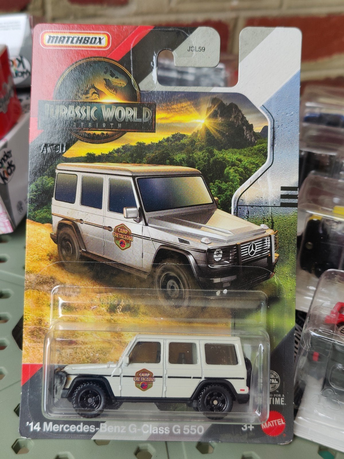 Matchbox Mercedes G 550 Jurassic world, Ophalen of Verzenden
