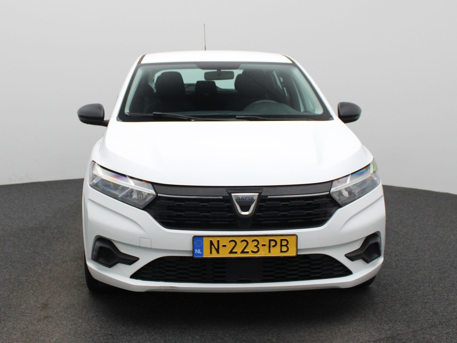 Dacia Sandero 1.0 TCe 90 Essential | PDC Achter | Airconditi, Auto's, 1027 kg, Stof, Euro 6, Wit