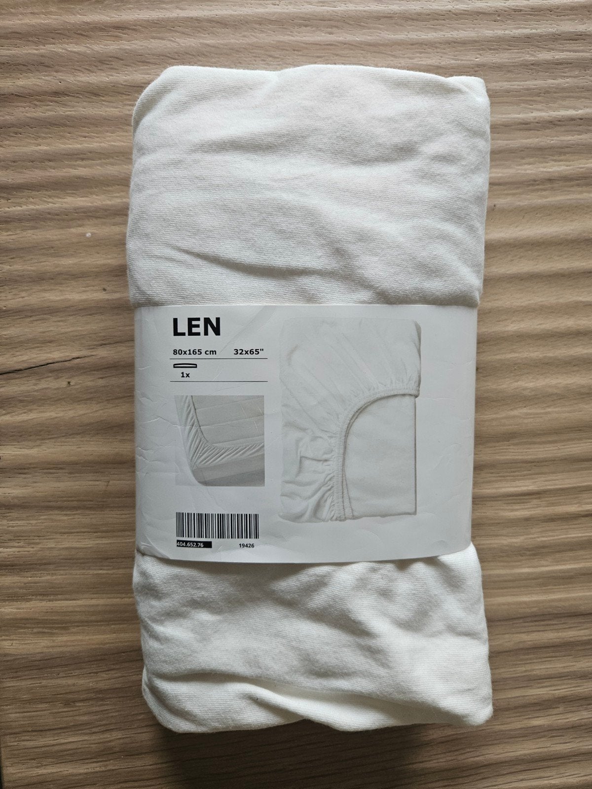 IKEA LEN Hoeslaken 80x165 cm - Nieuw in verpakking, Ophalen, Jongetje of Meisje, Peuterbed, Nieuw