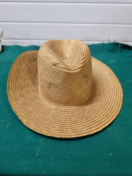 hoed cowboy geweven riet, Kleding | Heren, Hoeden en Petten, Ophalen of Verzenden, 'T Olde Gre-j, Info@toldegrej.nl, Endepoelstraat 20f Didam