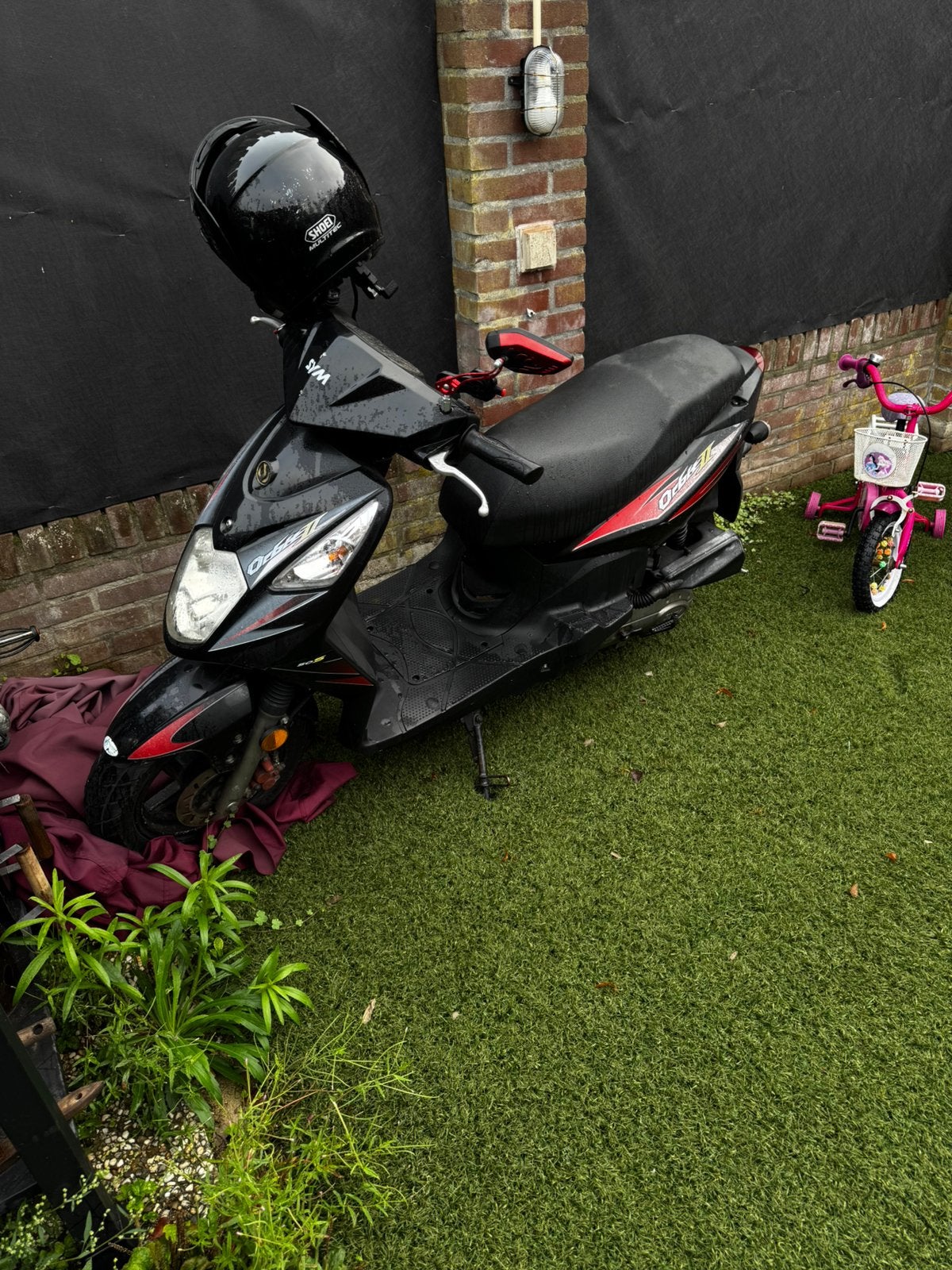 Sym orbit II, Fietsen en Brommers, Ophalen, Gebruikt, Benzine