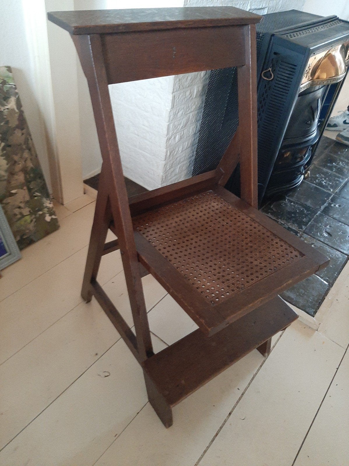 Antiek biechtstoeltje / bidbankje, Ophalen of Verzenden