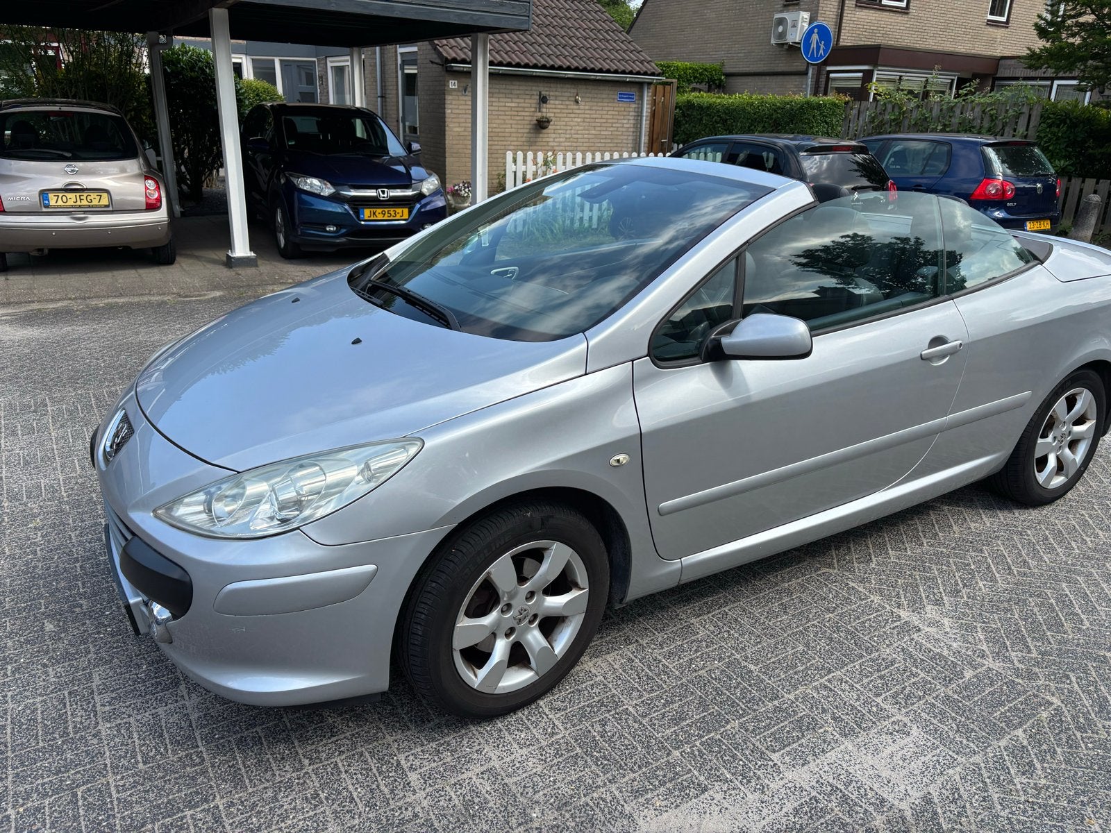 Peugeot 307 2.0 16V CC AUT 2006 Grijs, 4 cilinders, Cabriolet, 4 stoelen, Particulier