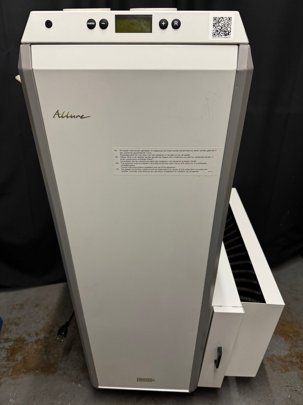 Brink Allure B16 HR V5 Upflow 1350 m3/h Bouwjaar 2015 (ZGAN), Ophalen, Hoog rendement (Hr), Overige typen, Minder dan 60 cm