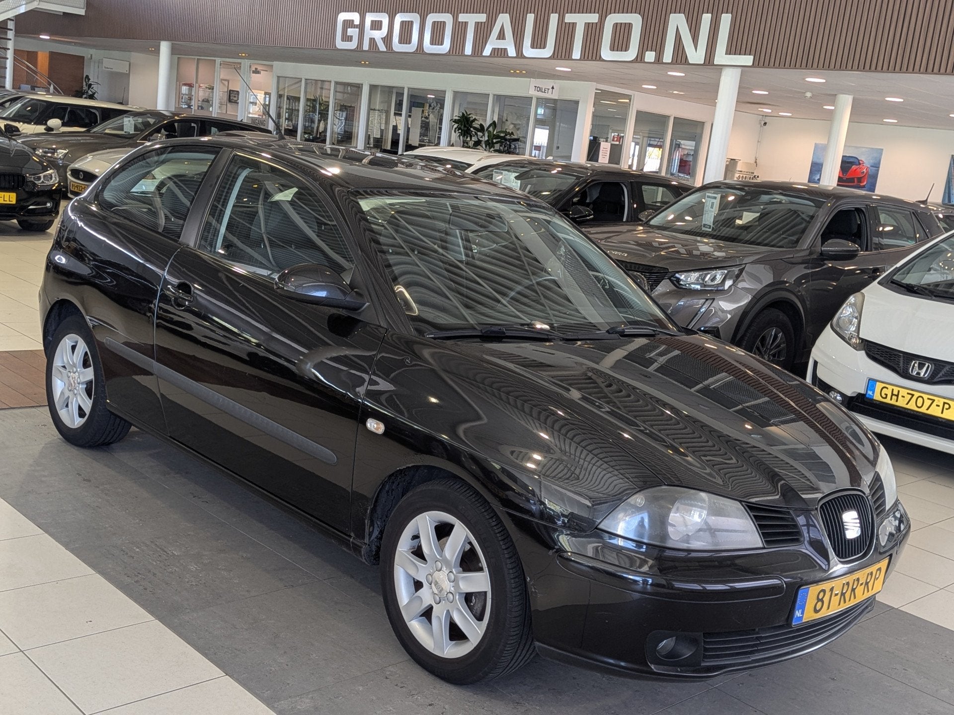 SEAT Ibiza 1.4-16V Sensation Stuurbekrachtiging, Airco, Crui, Auto's, Voorwielaandrijving, 4 cilinders, Origineel Nederlands, Bedrijf