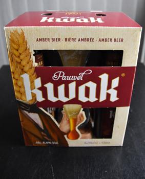 Belgische speciaalbier Kwak met koetsiersglas, Ophalen of Verzenden, Nieuw, Glas of Glazen, Overige merken