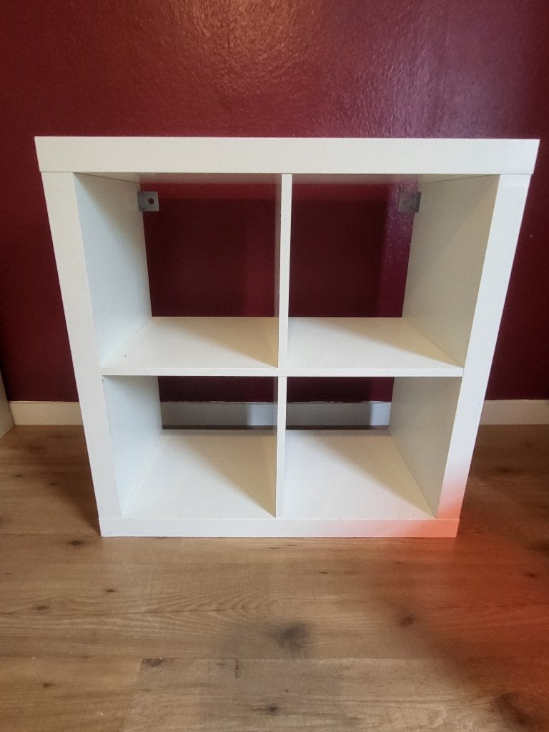 Expedit kast IKEA met twee opbergbakken, Ophalen, Gebruikt, 50 tot 100 cm, Minder dan 100 cm