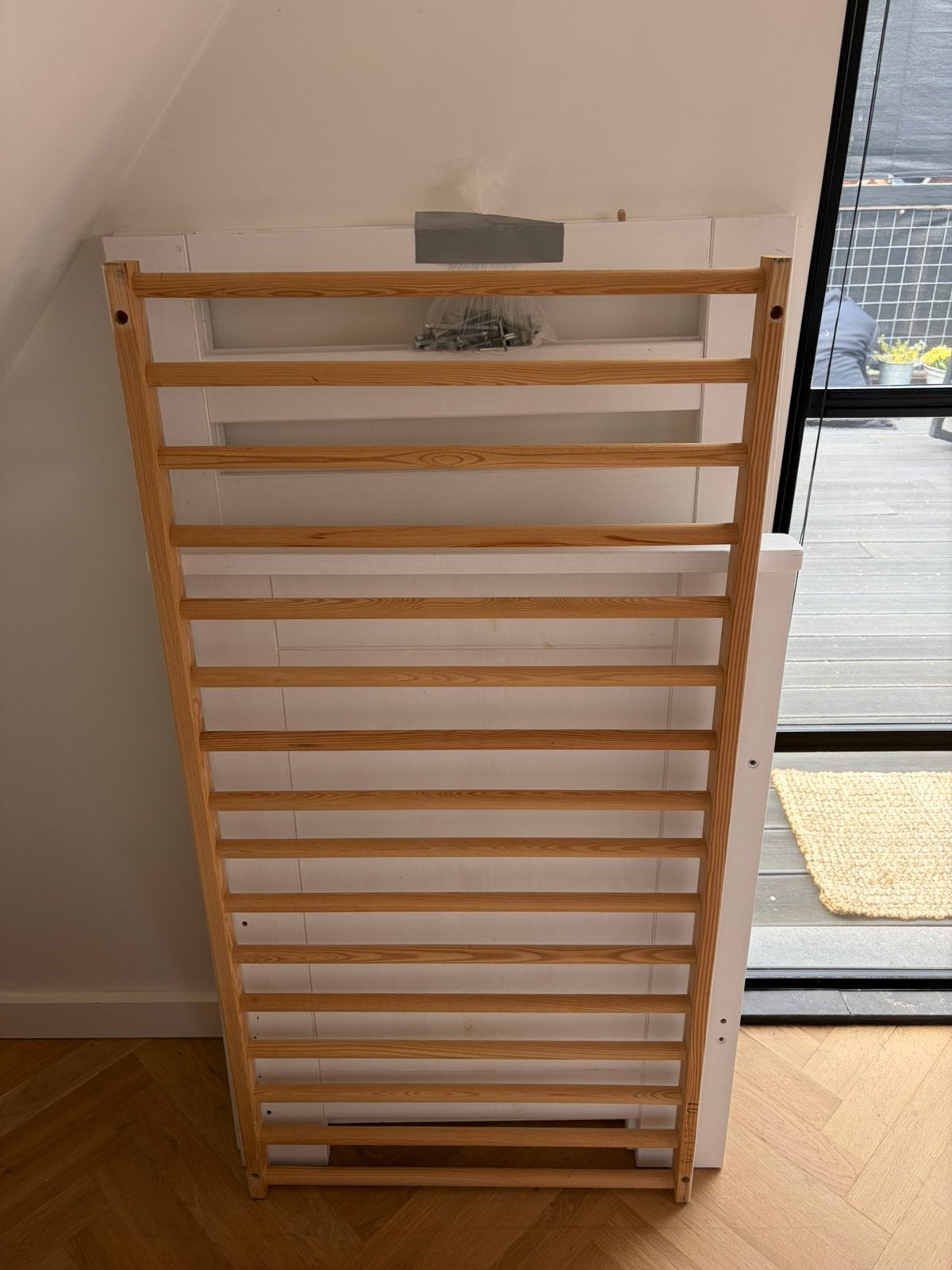 Ledikant - Bopita - 60x120 Corsica wit, Zo goed als nieuw, Minder dan 140 cm, Minder dan 70 cm, Ophalen