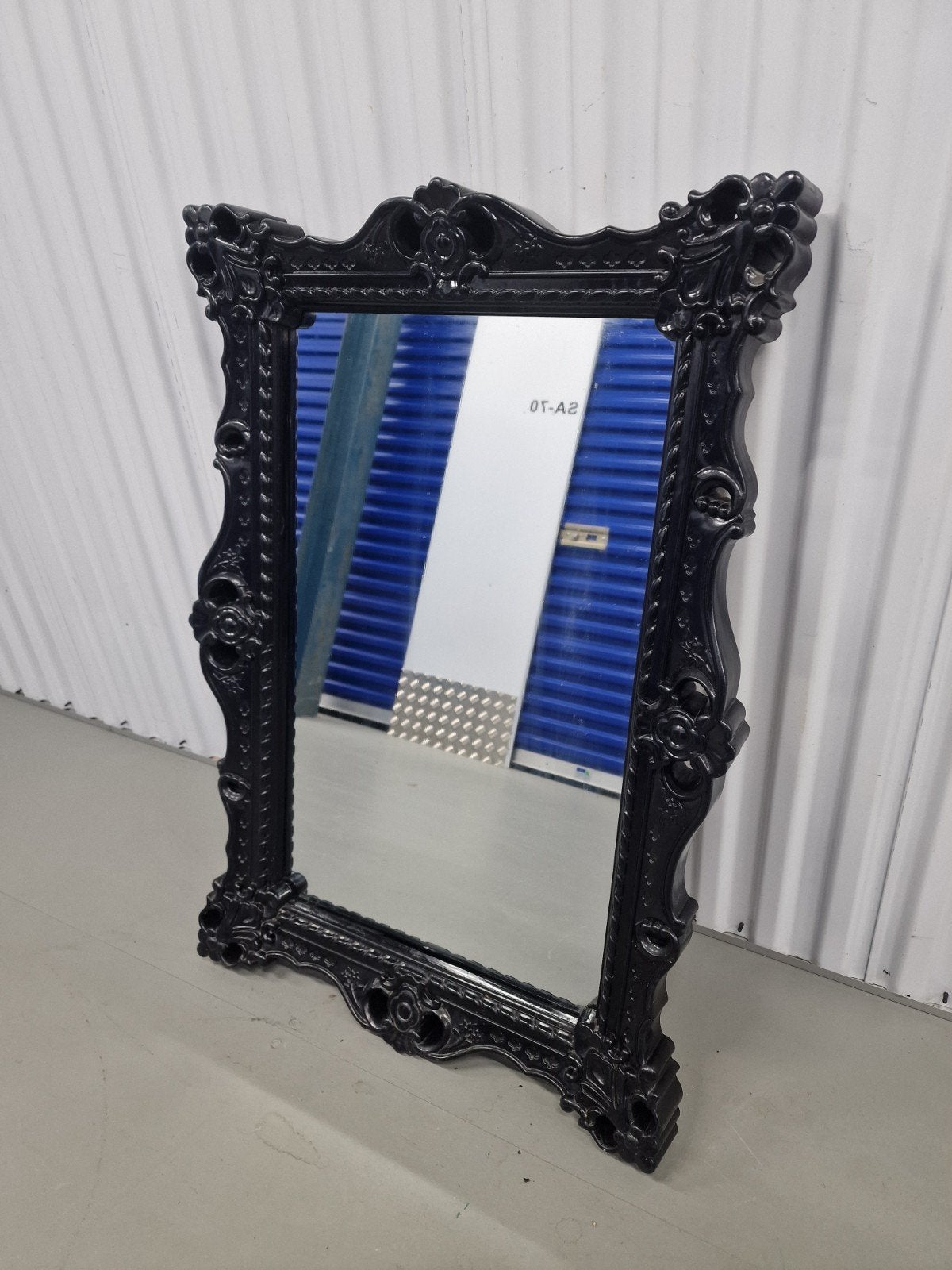 groot spiegel vintage gothic zwart, Ophalen, Rechthoekig, 50 tot 100 cm