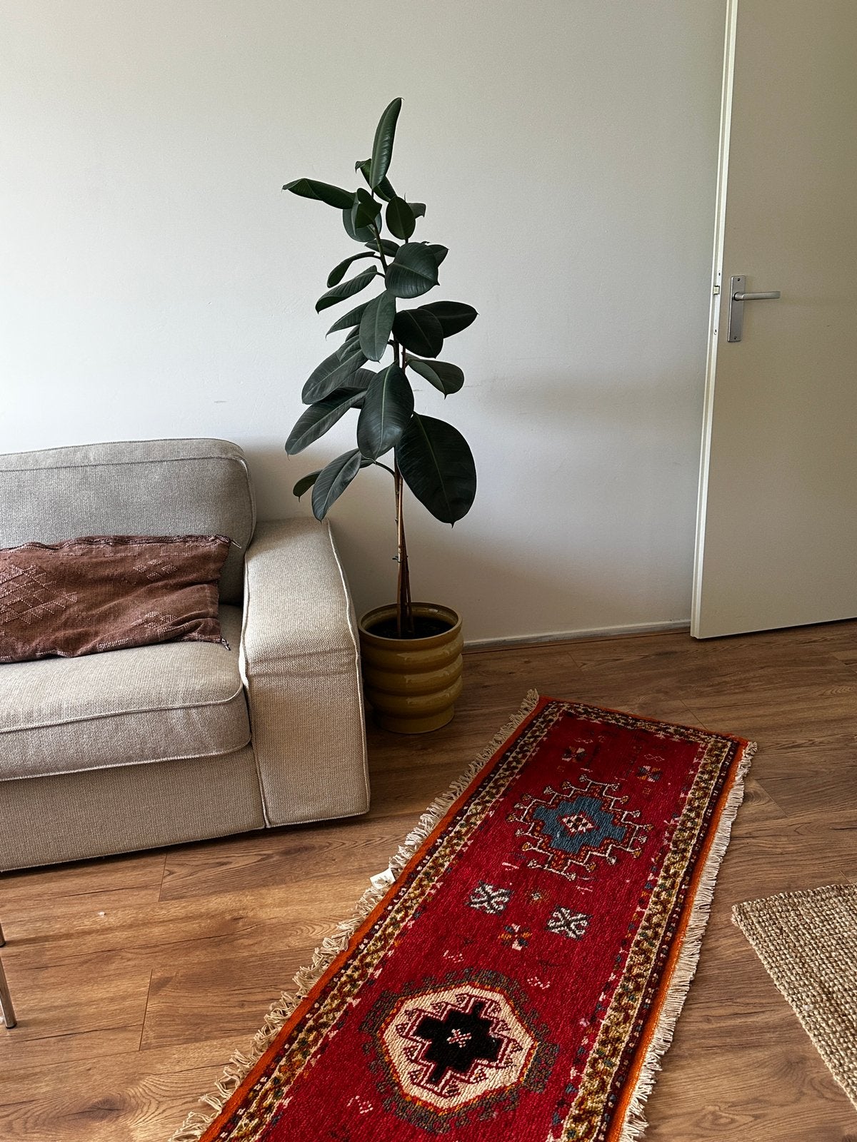 Handgemaakt Marokaans Tapijt- 50 x 200, Ophalen, Zo goed als nieuw, Rechthoekig, 200 cm of meer