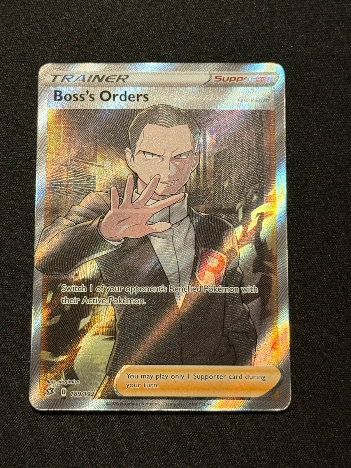 Boss’s Orders 189 - Trainer, Ophalen of Verzenden, Zo goed als nieuw, Losse kaart